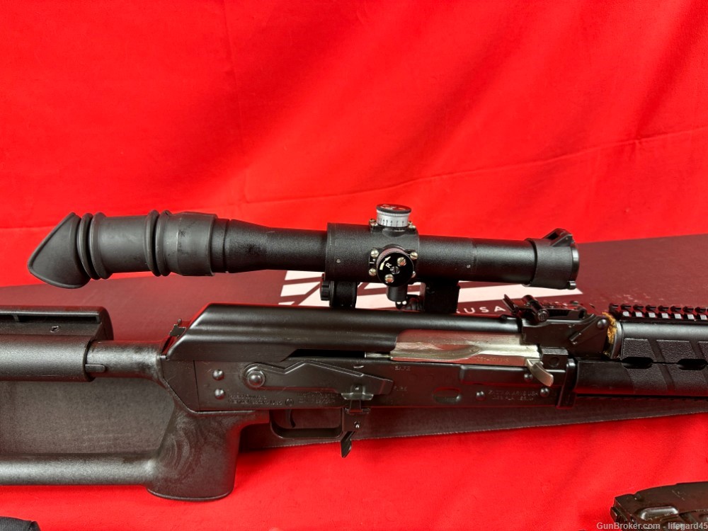 Zastava M 91 Sniper Rifle 7.62x54R Scope 10rd AK POSP Scope 4X24-img-14