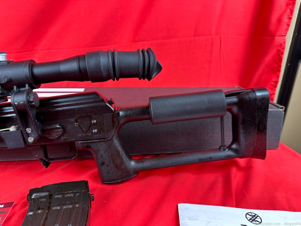 Zastava M 91 Sniper Rifle 7.62x54R Scope 10rd AK POSP Scope 4X24-img-13