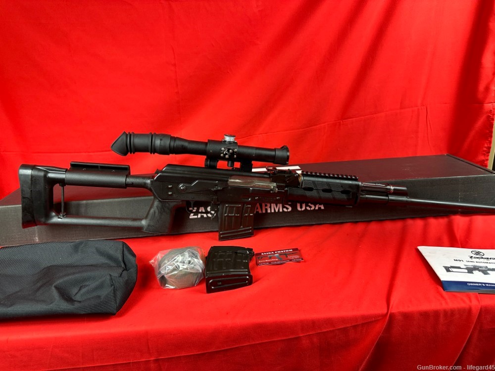 Zastava M 91 Sniper Rifle 7.62x54R Scope 10rd AK POSP Scope 4X24-img-19