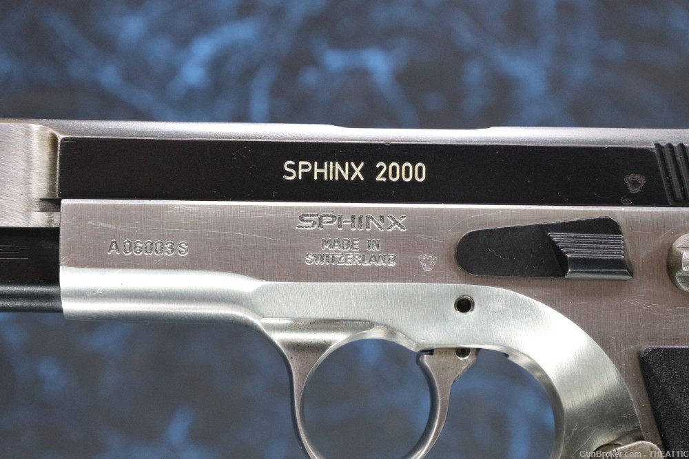 SPHINX AT2000S 9MM PISTOL DUOTONE MADE IN SWITZERLAND AT 2000-img-6