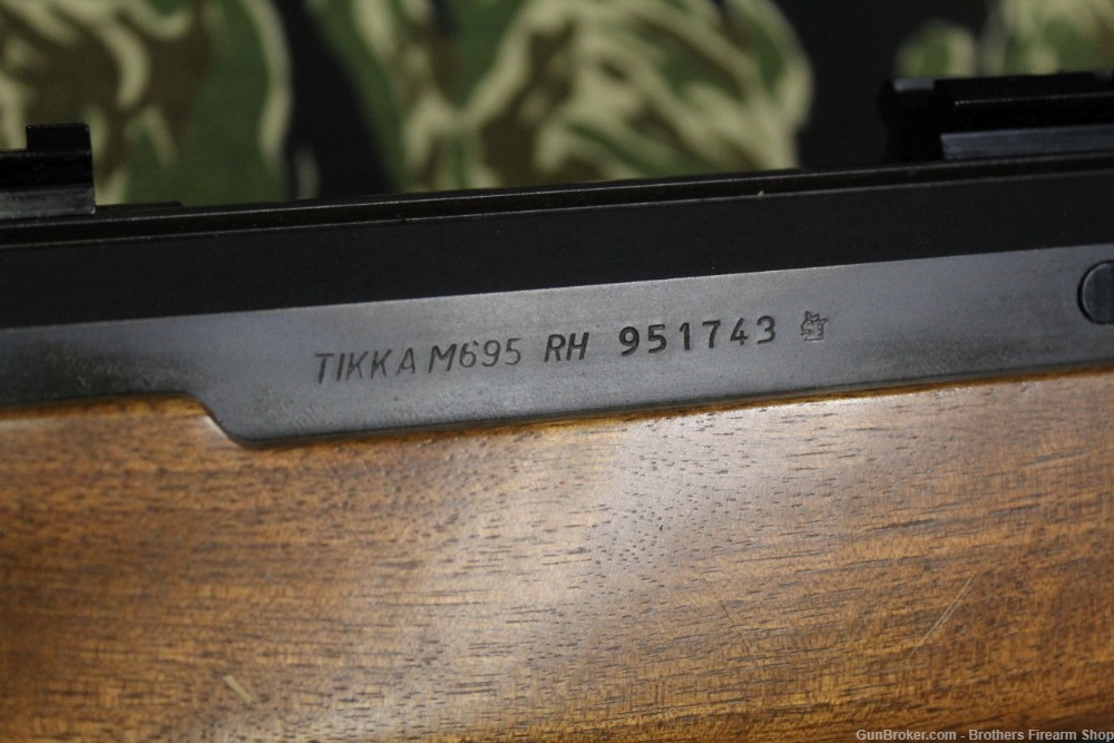Tikka M695 RH 338 Win Mag Stoeger Import Scope Bases, Good Shape-img-10