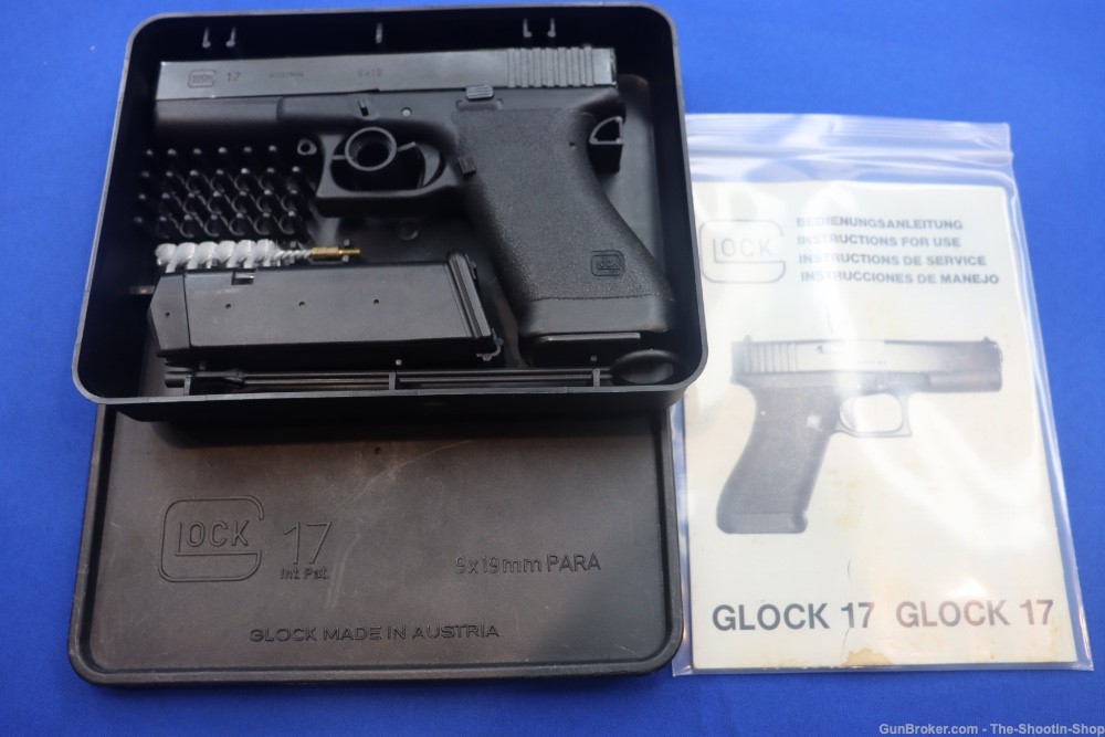 Glock Model G17 GEN1 Pistol 1984 MFG 4.5" PENCIL BARREL 17 Generation 1 9MM-img-50