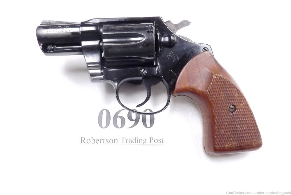 Colt .38 Agent Lightweight 2” Snub Revolver 1977 Cold War with Markings-img-0