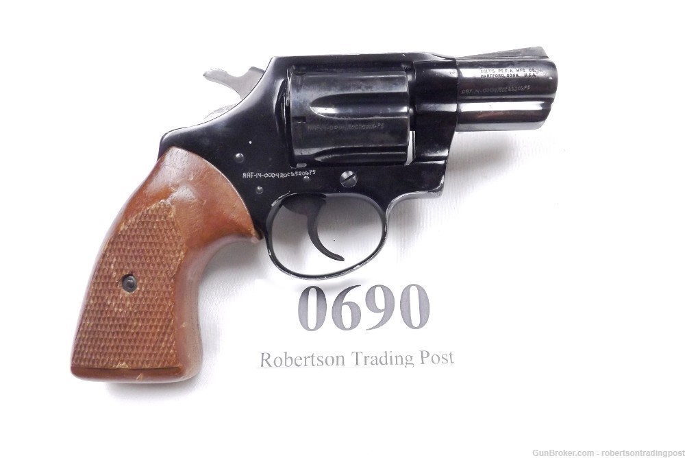 Colt .38 Agent Lightweight 2” Snub Revolver 1977 Cold War with Markings-img-18