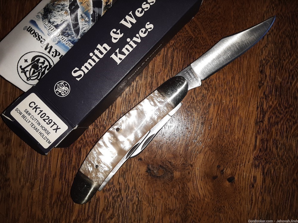 Smith & Wesson sow belly stockman large 3 blade -img-3