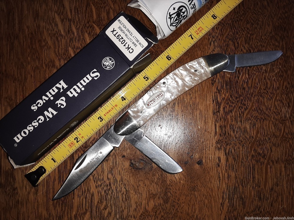 Smith & Wesson sow belly stockman large 3 blade -img-4