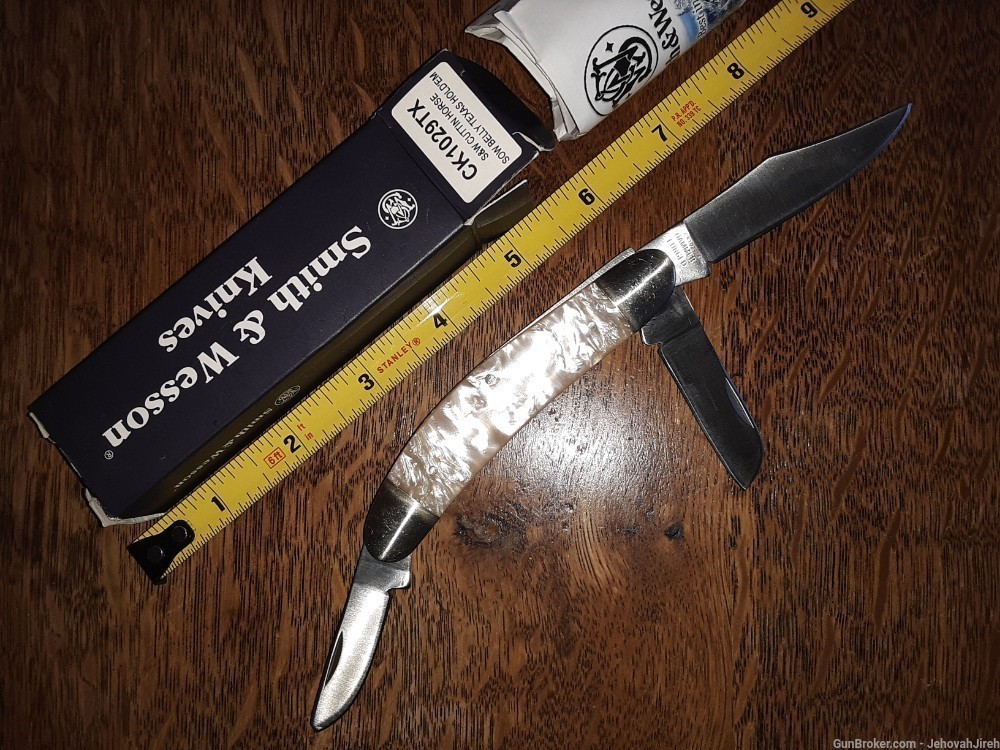 Smith & Wesson sow belly stockman large 3 blade -img-6