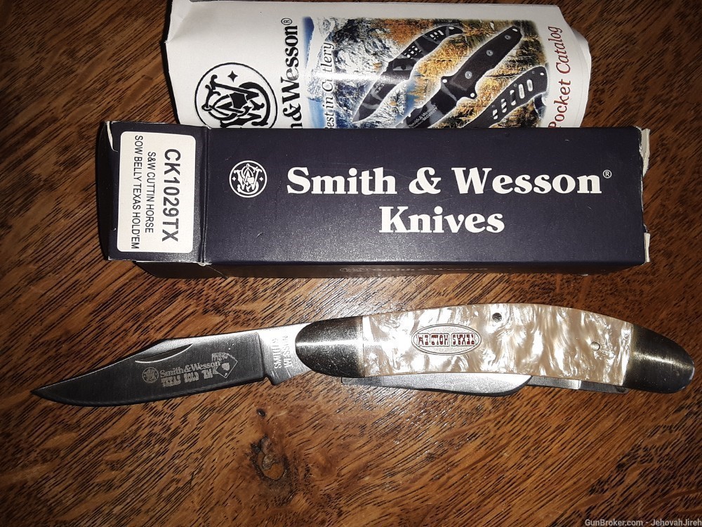 Smith & Wesson sow belly stockman large 3 blade -img-1