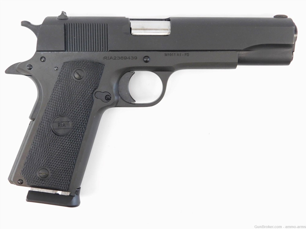 Rock Island M1911-A1 GI Standard FS 9mm Luger 5" Parkerized 51615-img-1