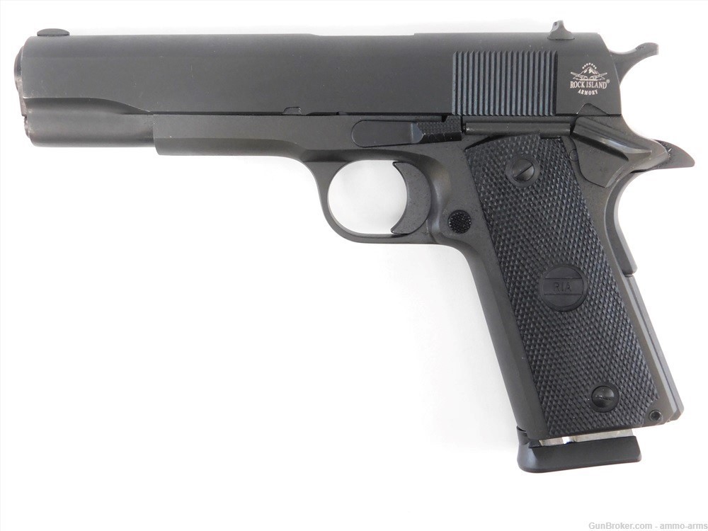 Rock Island M1911-A1 GI Standard FS 9mm Luger 5" Parkerized 51615-img-2