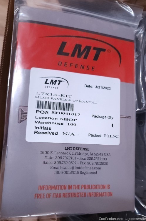 LMT Lewis Machine & Tool MARS-H DMR MLK6520-MARS 6.5CM 6.5 CM 20" Layaway-img-3