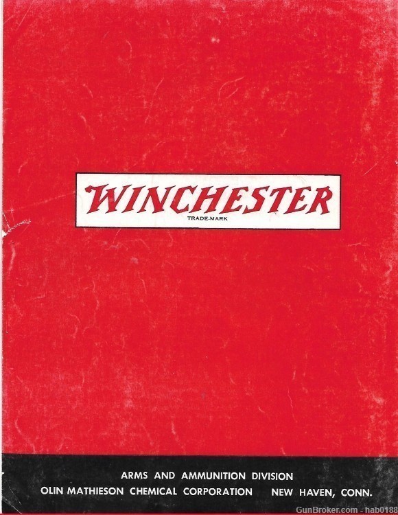 Original 1955 Winchester Rifle Shotguns Wholesale Retail Price List Catalog-img-1