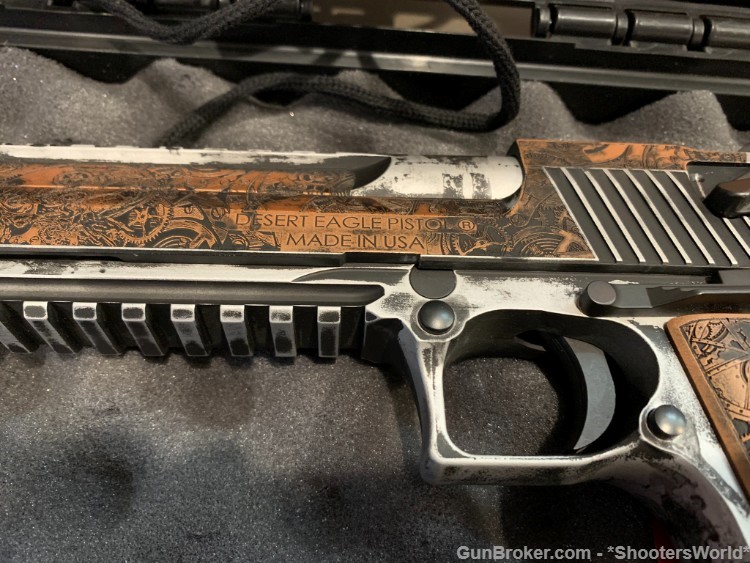 Magnum Research Desert Eagle 50 AE Steampunk Limited Edition - Only 20 Made-img-13