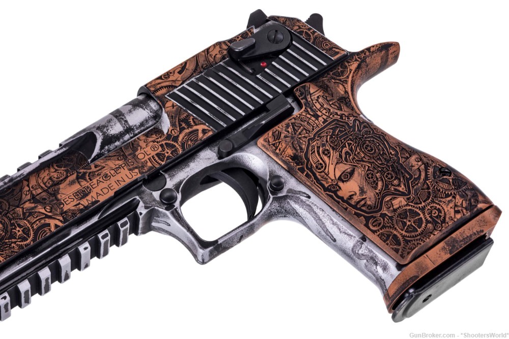 Magnum Research Desert Eagle 50 AE Steampunk Limited Edition - Only 20 Made-img-4