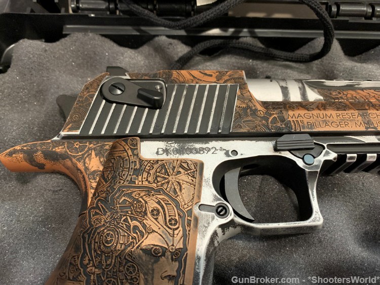 Magnum Research Desert Eagle 50 AE Steampunk Limited Edition - Only 20 Made-img-10
