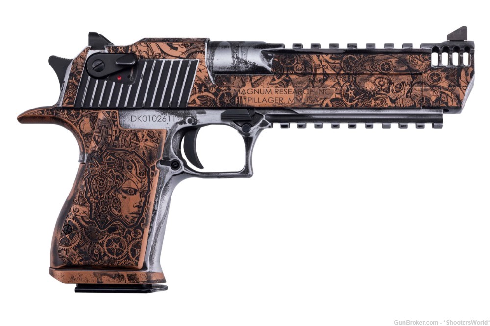 Magnum Research Desert Eagle 50 AE Steampunk Limited Edition - Only 20 Made-img-1