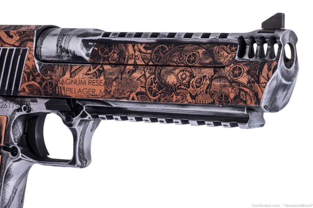 Magnum Research Desert Eagle 50 AE Steampunk Limited Edition - Only 20 Made-img-5