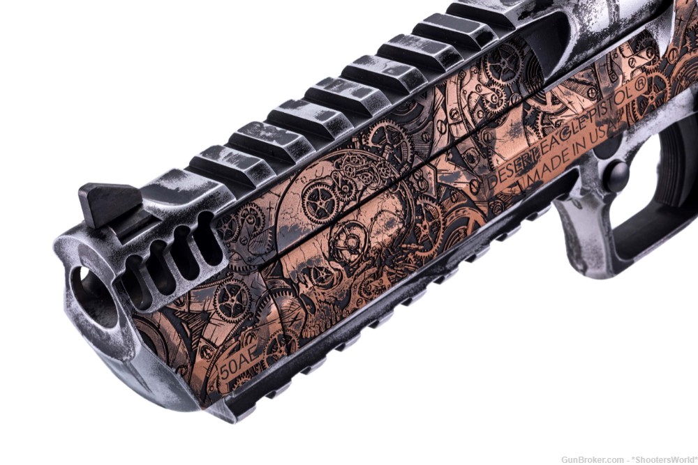 Magnum Research Desert Eagle 50 AE Steampunk Limited Edition - Only 20 Made-img-7