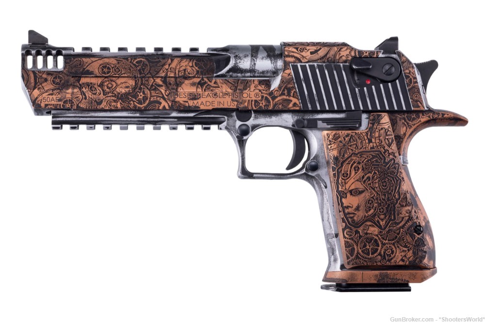 Magnum Research Desert Eagle 50 AE Steampunk Limited Edition - Only 20 Made-img-0