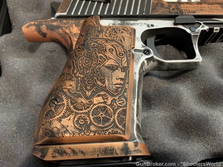 Magnum Research Desert Eagle 50 AE Steampunk Limited Edition - Only 20 Made-img-11