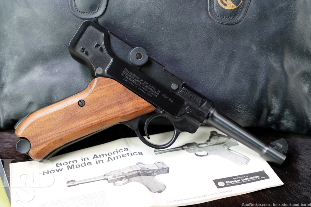 Stoeger Arms Luger Replica .22 Long Rifle LR 4.5” Semi-Automatic Pistol-img-0