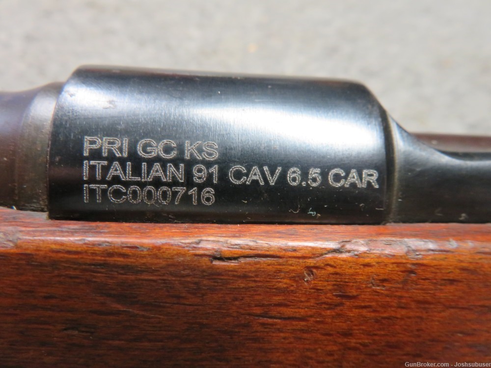 WWII ITALIAN MODEL 1891 CARCANO CAVALRY CARBINE-MATCHING-BRESCIA 1941-img-8