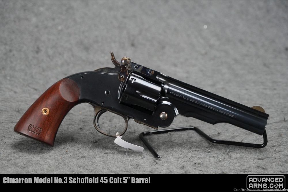 Cimarron Model No.3 Schofield 45 Colt 5” Barrel-img-1