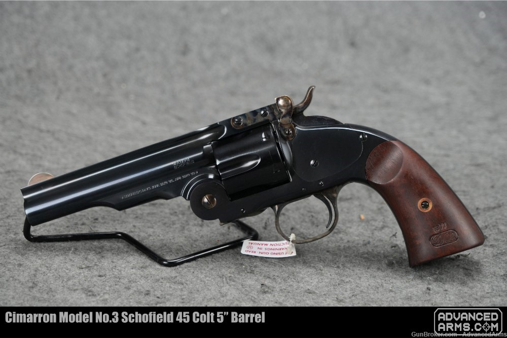 Cimarron Model No.3 Schofield 45 Colt 5” Barrel-img-0