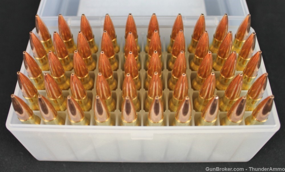 50 Rounds Thunder Ammo 308 Win 168 SMK Hollow Point Sierra Match King HPBT-img-4