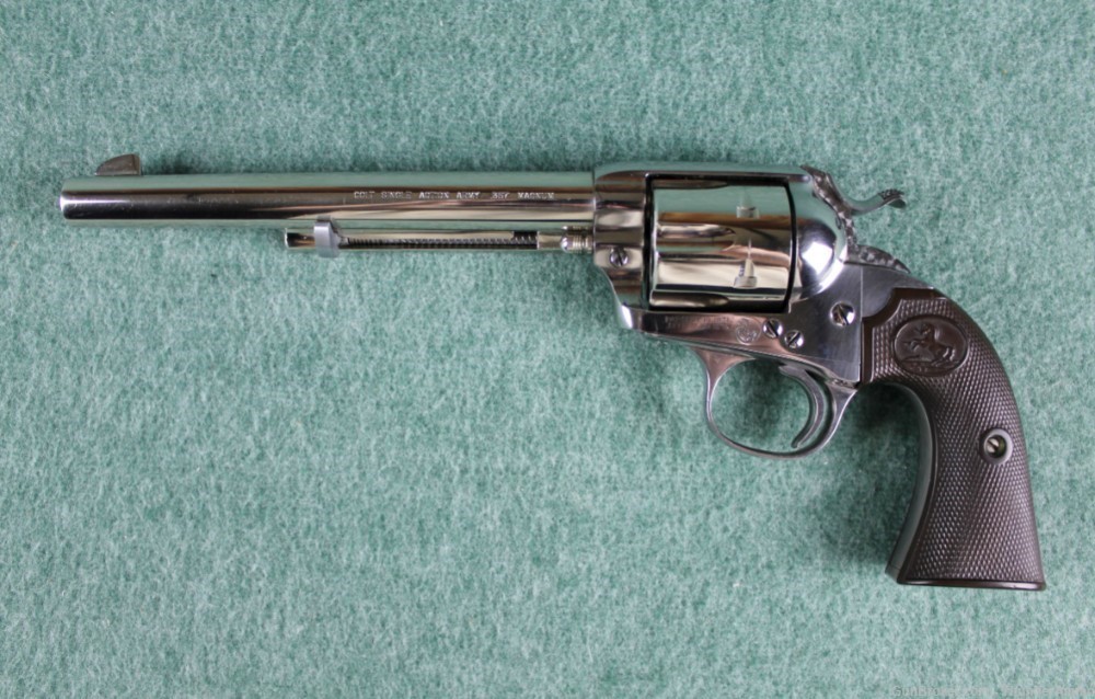 Colt Single Action Army Bisley Revolver W 2nd Gen 357 Mag 7.5" Barrel & Cyl-img-0