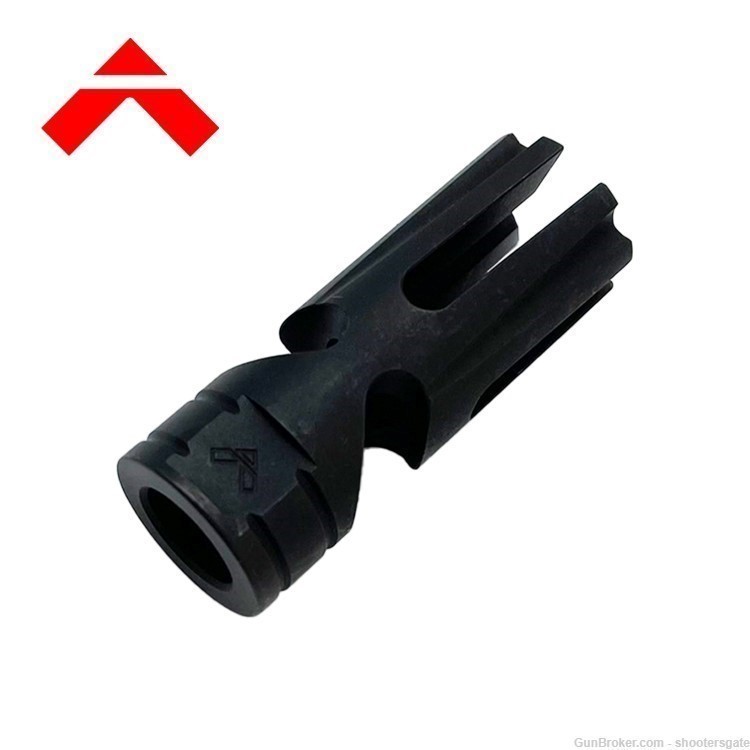 AR-15 1/2x28 Muzzle Brake made by Weapontech , black, shootersgate-img-0