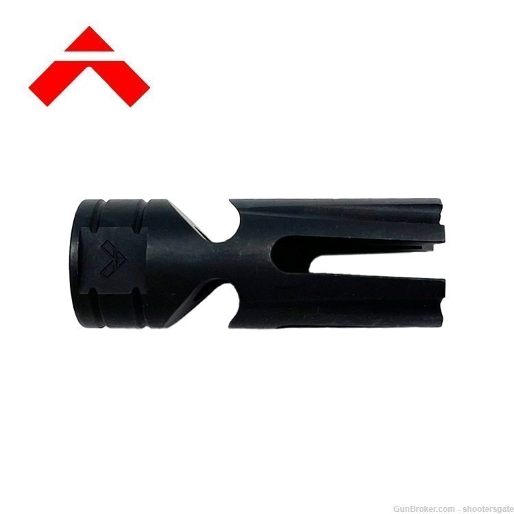 AR-15 1/2x28 Muzzle Brake made by Weapontech , black, shootersgate-img-2