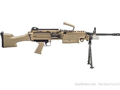 FN M249S 5.56X45MM 18.5" 30/200 FDE