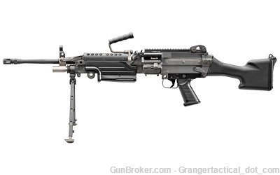 NEW-FN FNH M249S M249 SAW 5.56/.223 Belt-Fed Rifle Black 46-100169 M249-img-0