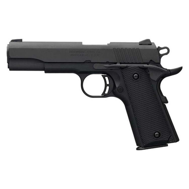 Browning 1911-380 Black Label Pistol 380 ACP 4.3 BBL Black Finish-img-1