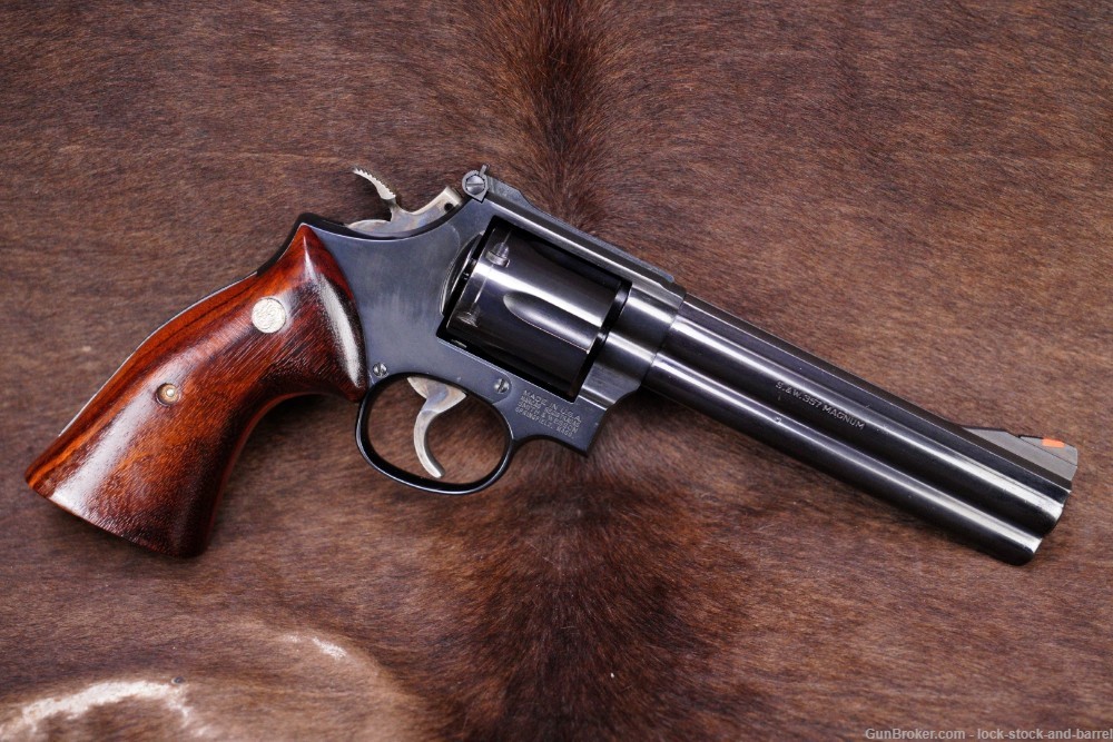 Smith & Wesson S&W 586-M 586-1 .357 Mag 6" DA/SA Revolver 1986-1987-img-2