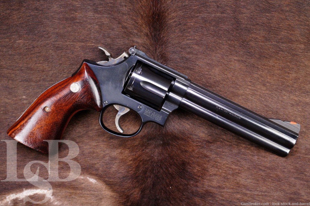 Smith & Wesson S&W 586-M 586-1 .357 Mag 6" DA/SA Revolver 1986-1987-img-0