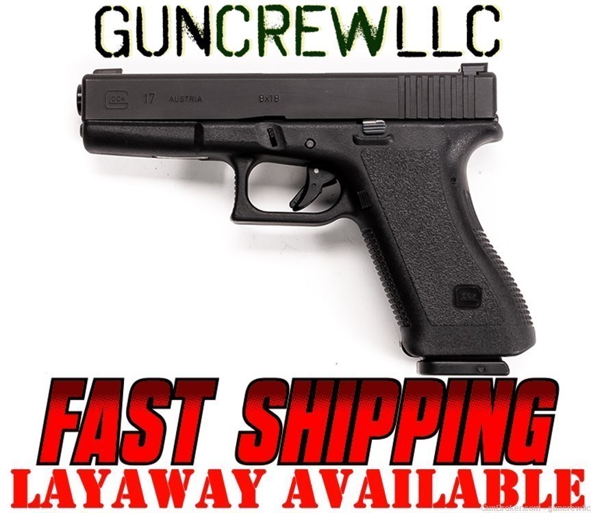 Glock 17 Gen2 G17 Gen 2 MA LEGAL Washington DC Police RARE 9mm Layaway-img-0