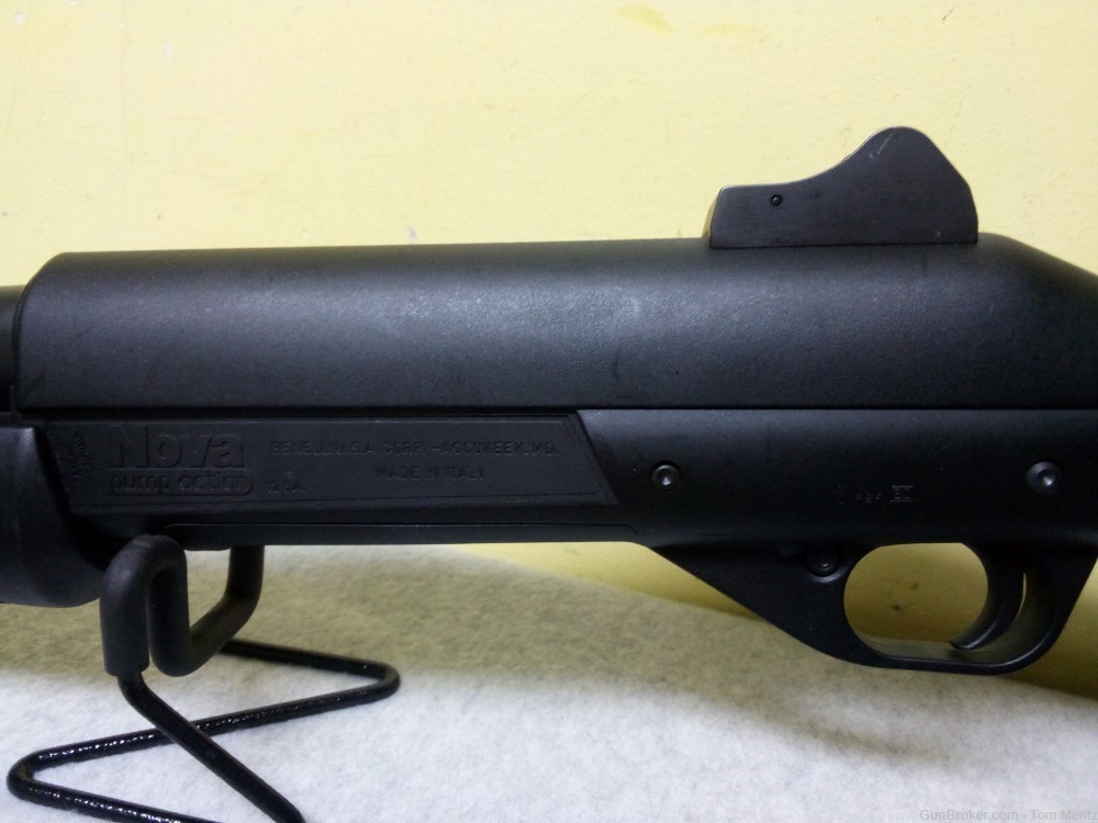 Benelli Nova Pump Action Shotgun, 12G, Black Synthetic, 18.5" Barrel-img-3