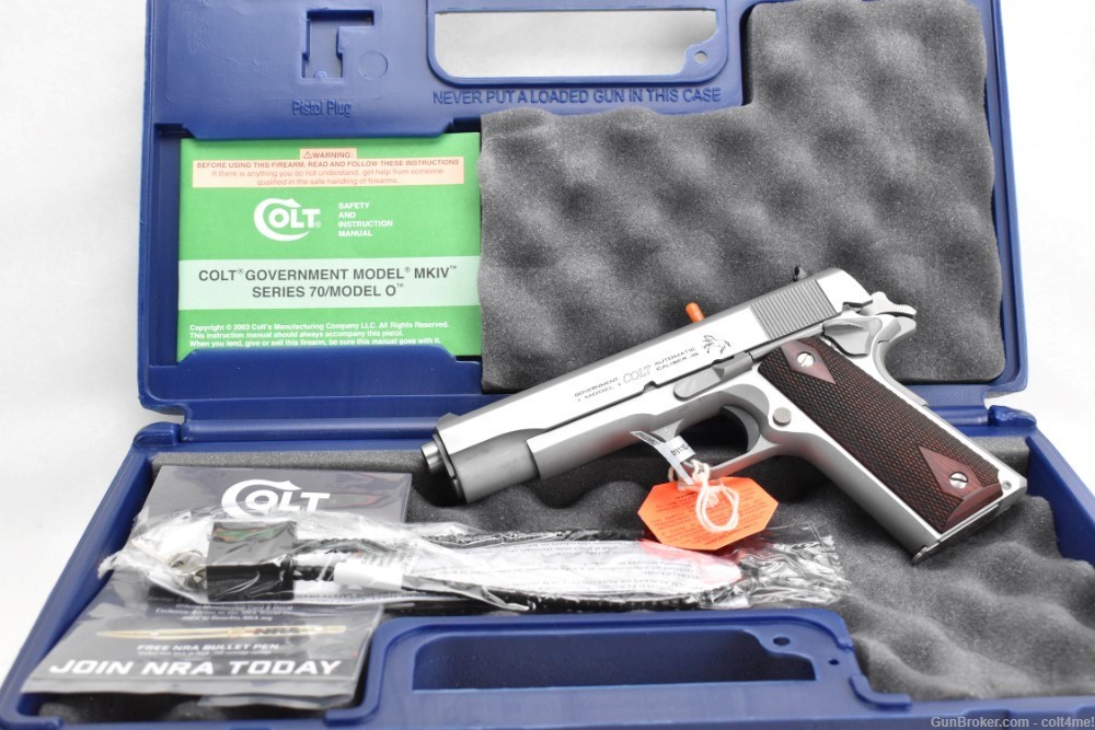 Brand New Colt 1911 Classic Government .45 ACP O1911C-SS Stainless -img-9