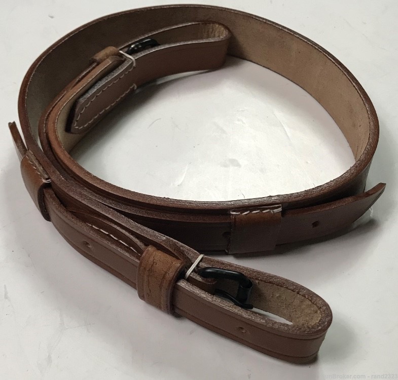 WWI GERMAN AUSTRO HUNGARIAN STEYR RIFLE M95 M1895 LEATHER SLING-img-0