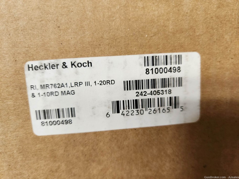 H&K Heckler & Koch MR762A1 LRP III 308 Win 16.5" Barrel 10 & 20 rd mags New-img-4