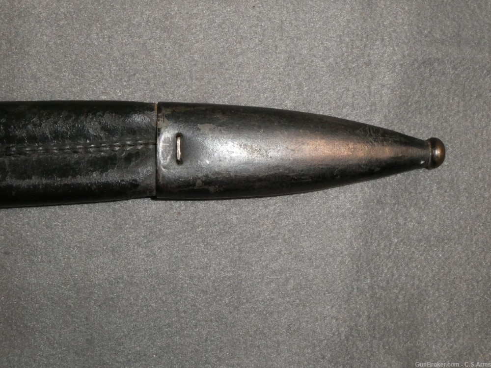 Japanese Artillery Short Sword w/ Scabbard, Meiji Era-img-11
