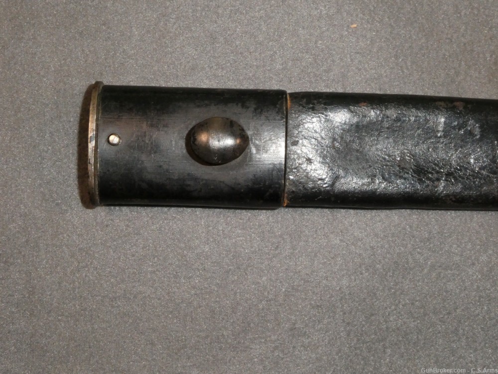 Japanese Artillery Short Sword w/ Scabbard, Meiji Era-img-12