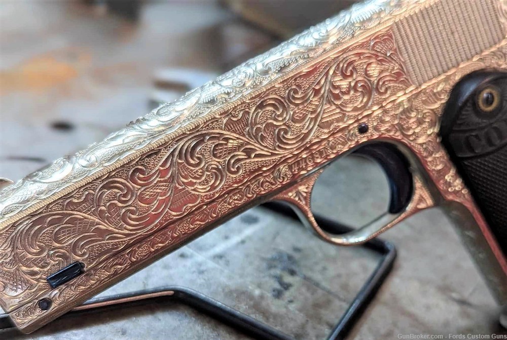 Hand Engraved Colt 1903 Pocket Hammer .38-img-2