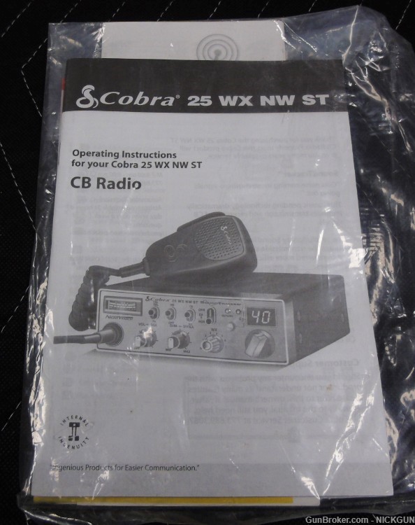 COBRA 25 WX NW ST CB RADIO.-img-7