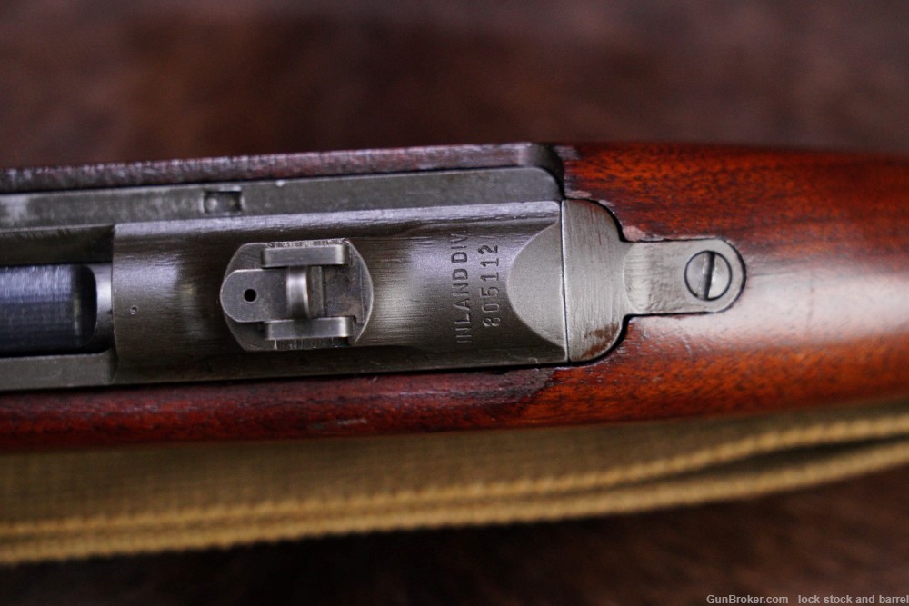 WWII Inland M1 Carbine Matching .30 Saginaw Receiver Semi Auto Rifle C&R-img-22
