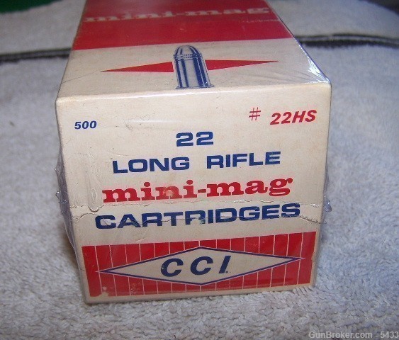 CCI 22 Long Rifle Brick 500 Rounds-img-1