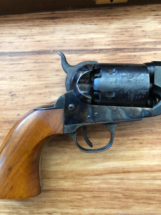 Cased Navy Arms Ridgefield NJ Colt 1851 Navy 36 Caliber Revolver -img-4
