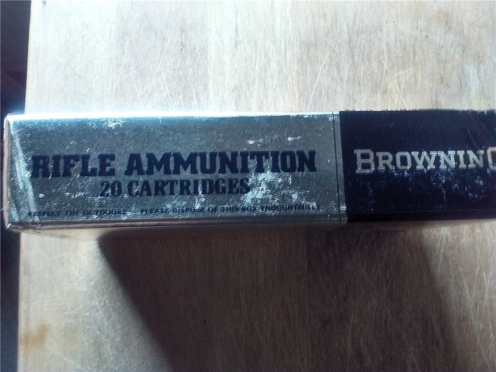 Vintage Browning 25-06 Rem.87 gr.soft point spitzer ammo-img-3